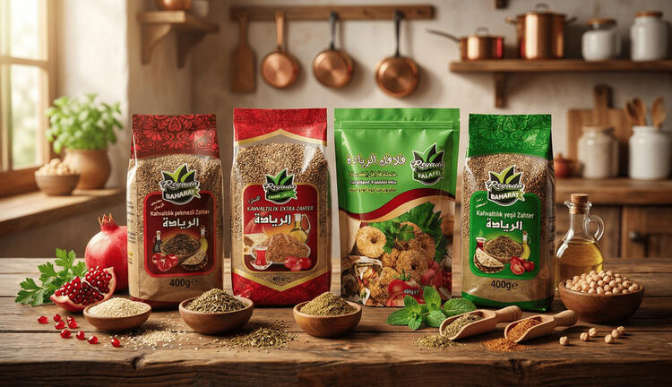 زعتر حلبي – بودرة فلافل – خلطات توابل صناعة تركية من غازي عنتاب